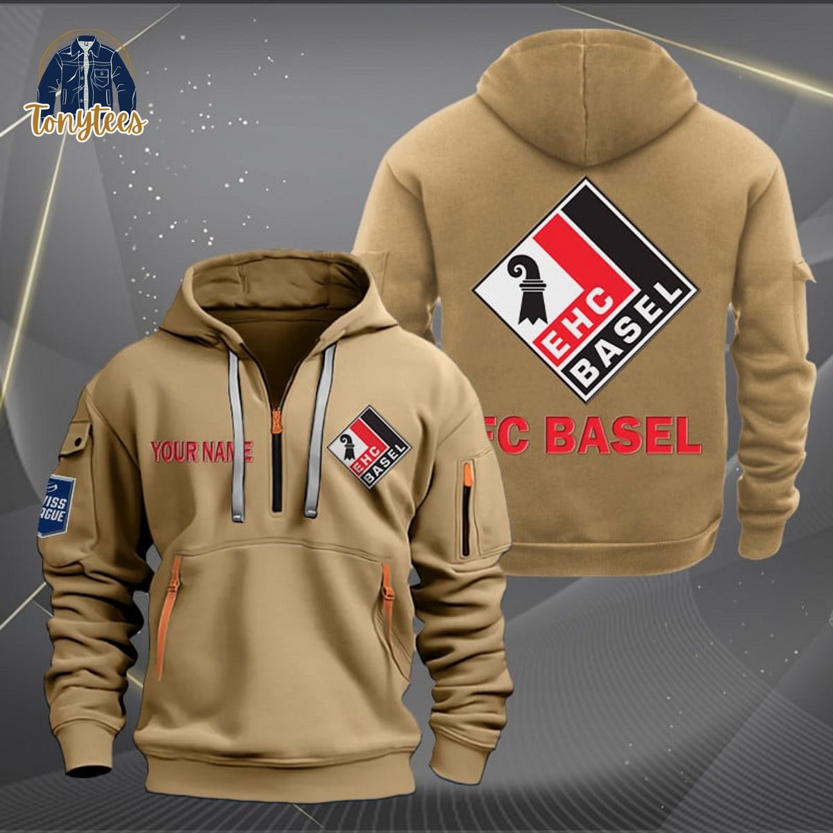 EHC Basel Personalized New Heavy Hoodie