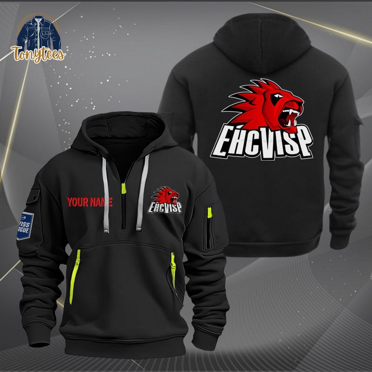 EHC Visp Personalized New Heavy Hoodie