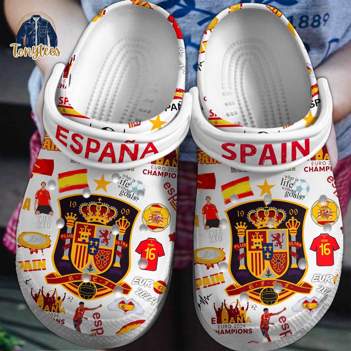 Espana Spain Crocs Clogs