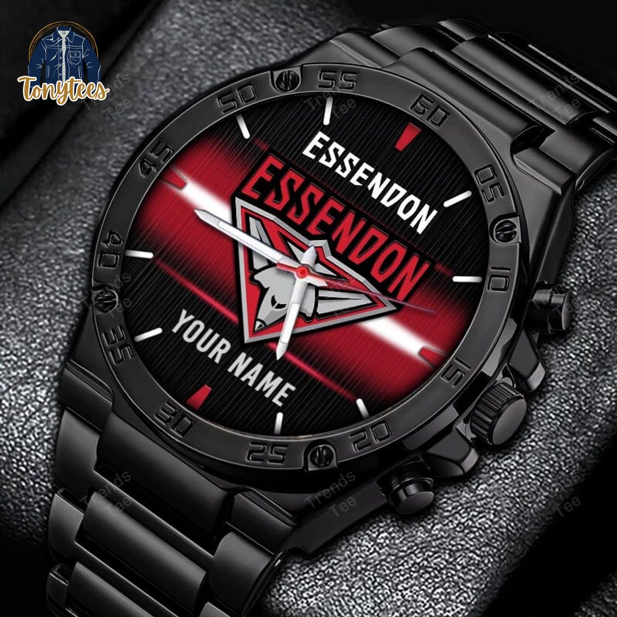 Essendon Football Club AFL Personalized Stainless Steel Watch