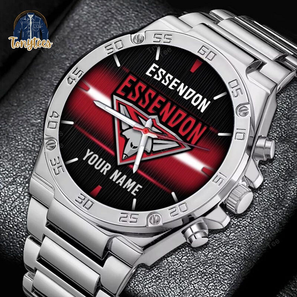 Essendon Football Club AFL Personalized Stainless Steel Watch