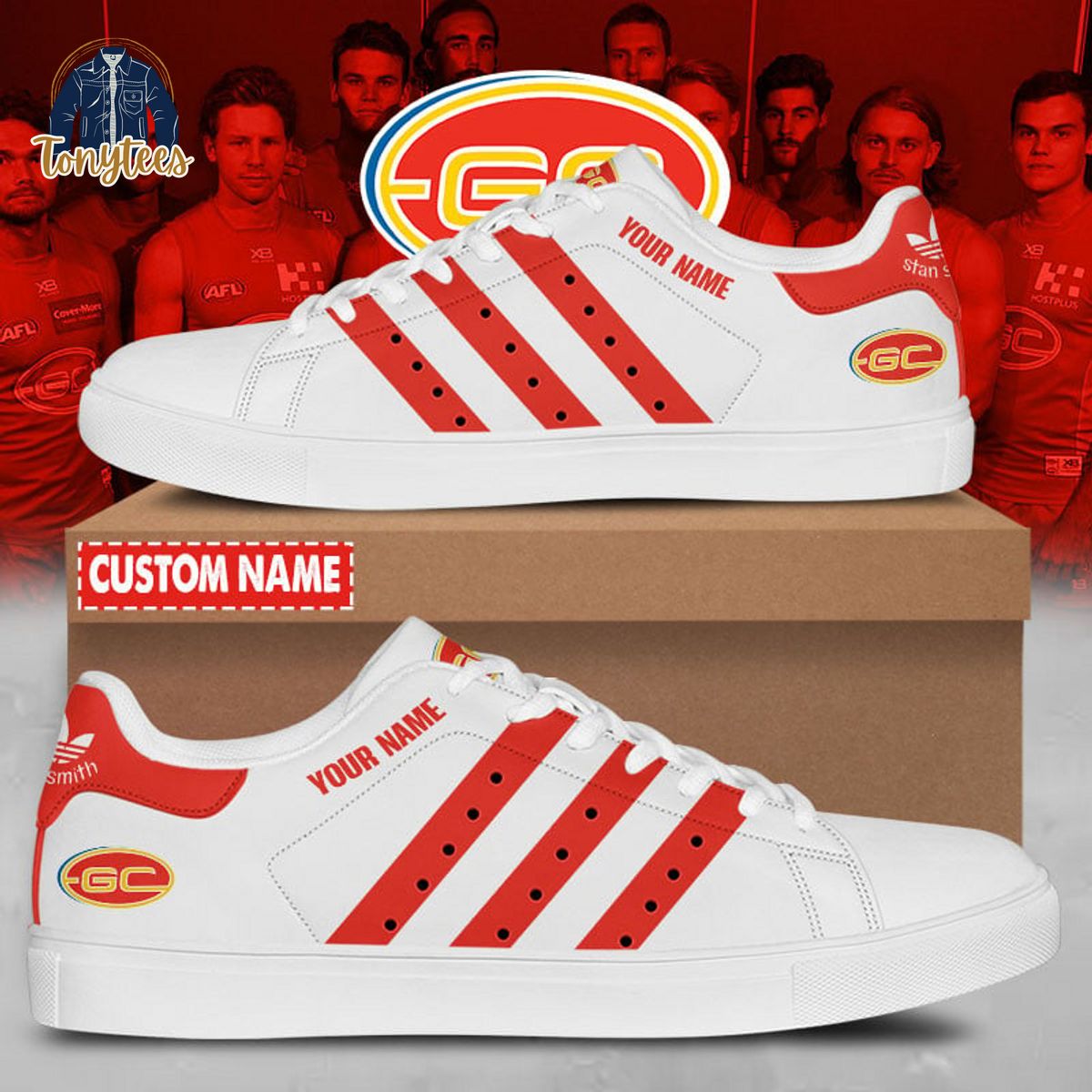 Gold Coast Suns AFL Personalized Stan Smith Sneaker