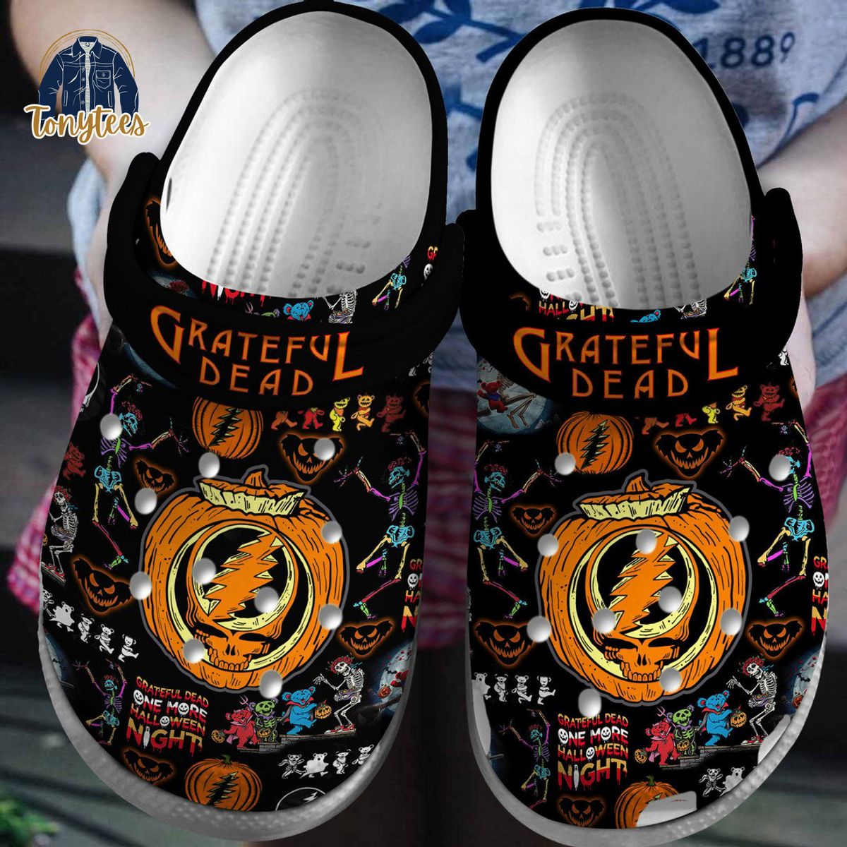 Grateful Dead Halloween Crocs Clogs