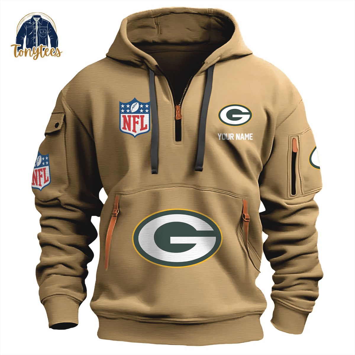 Green Bay Packers NFL Personalized New Heavy Hoodie