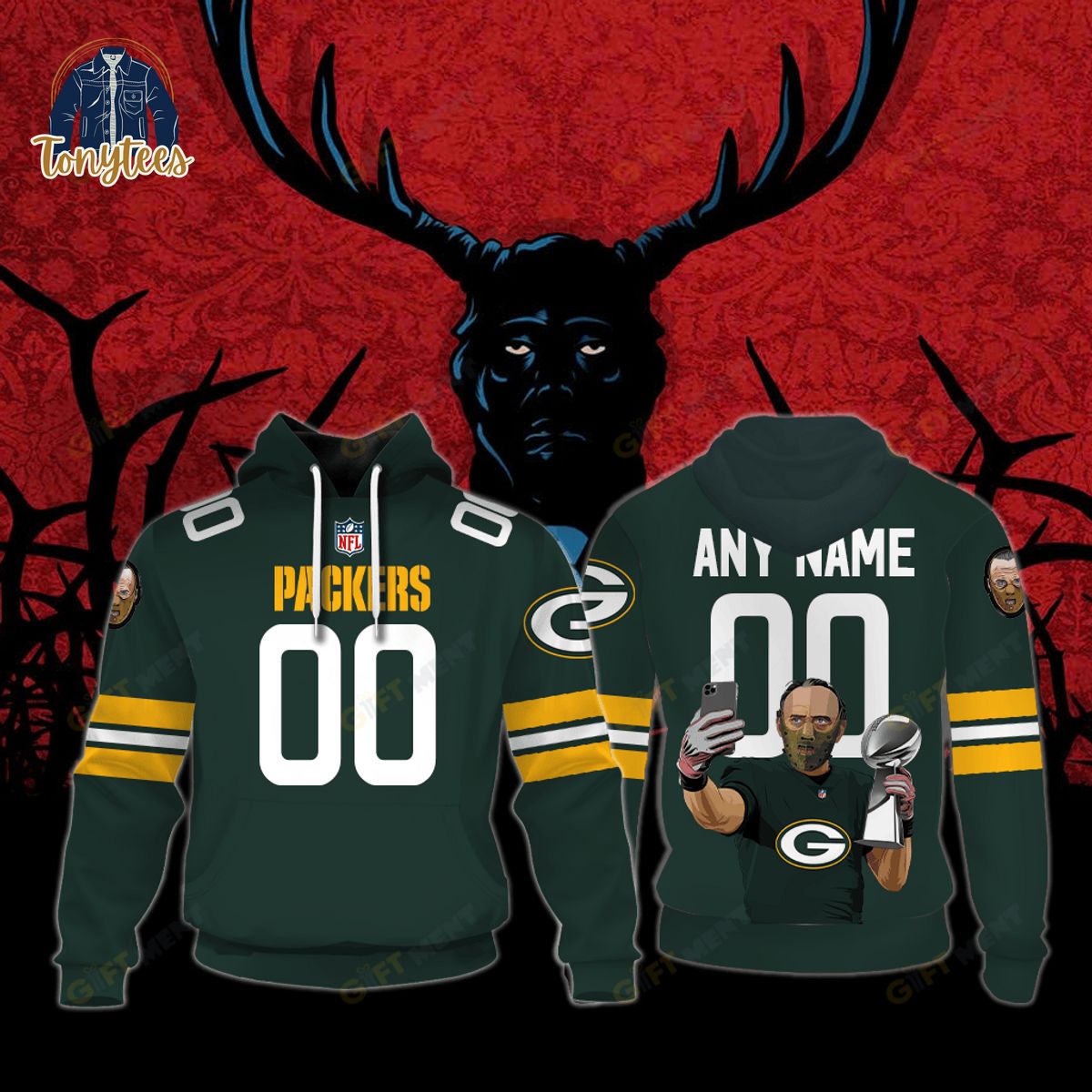 Green Bay Packers x Hannibal Jersey Style Hoodie