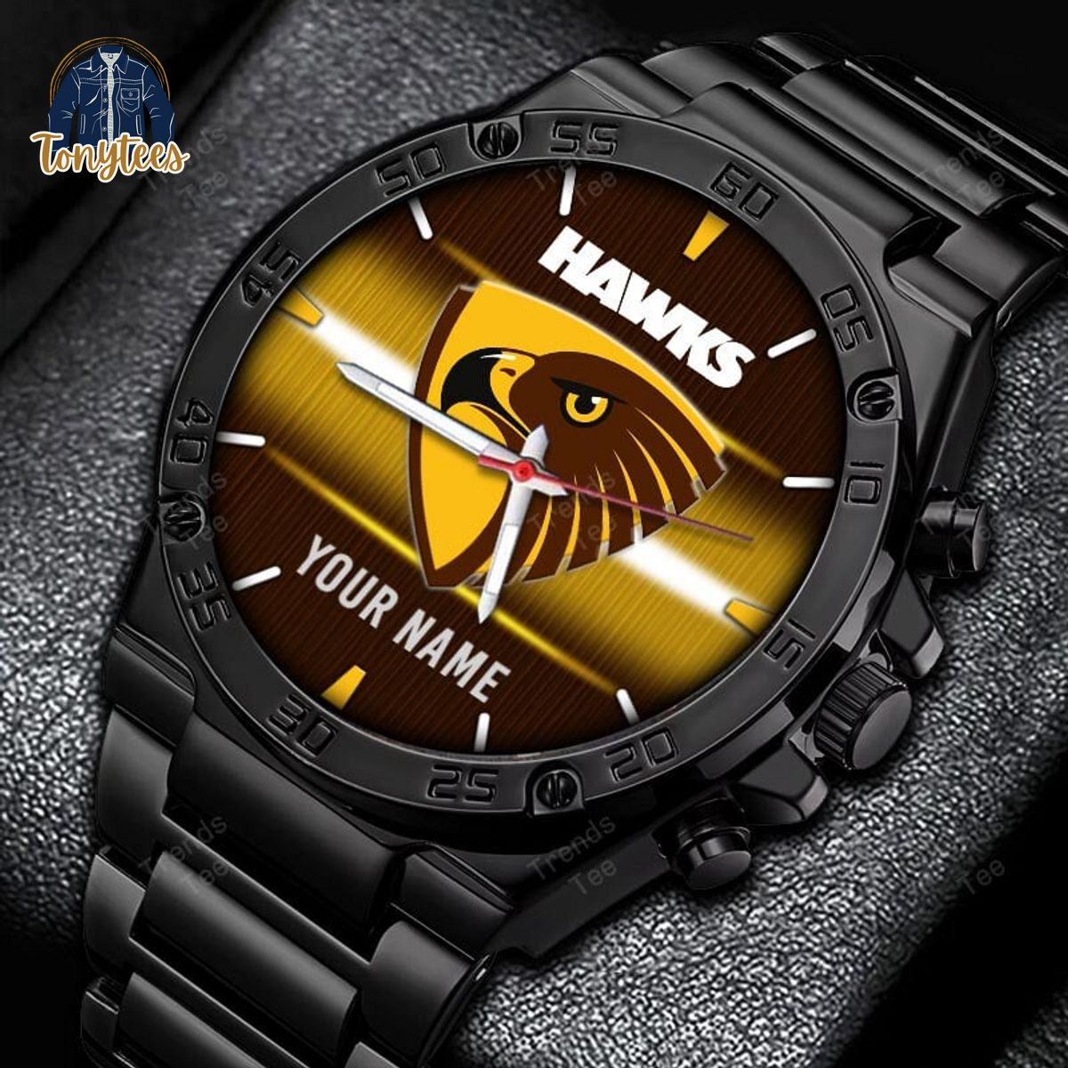 Hawthorn Football Club AFL Personalized Stainless Steel Watch