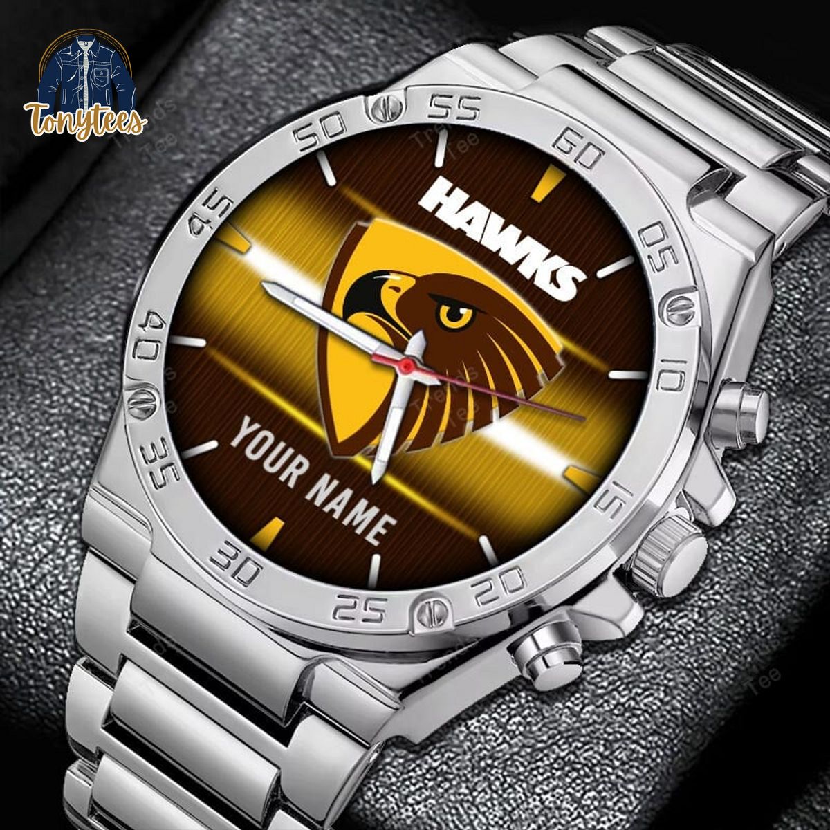 Hawthorn Football Club AFL Personalized Stainless Steel Watch