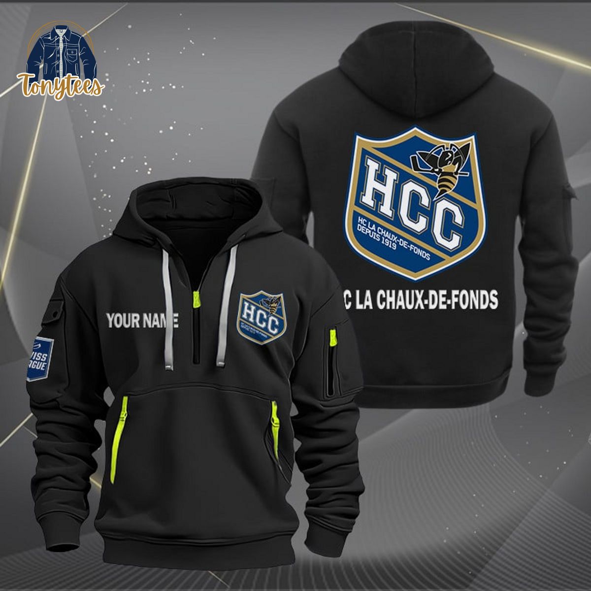 HC La Chaux-de-Fonds Personalized New Heavy Hoodie