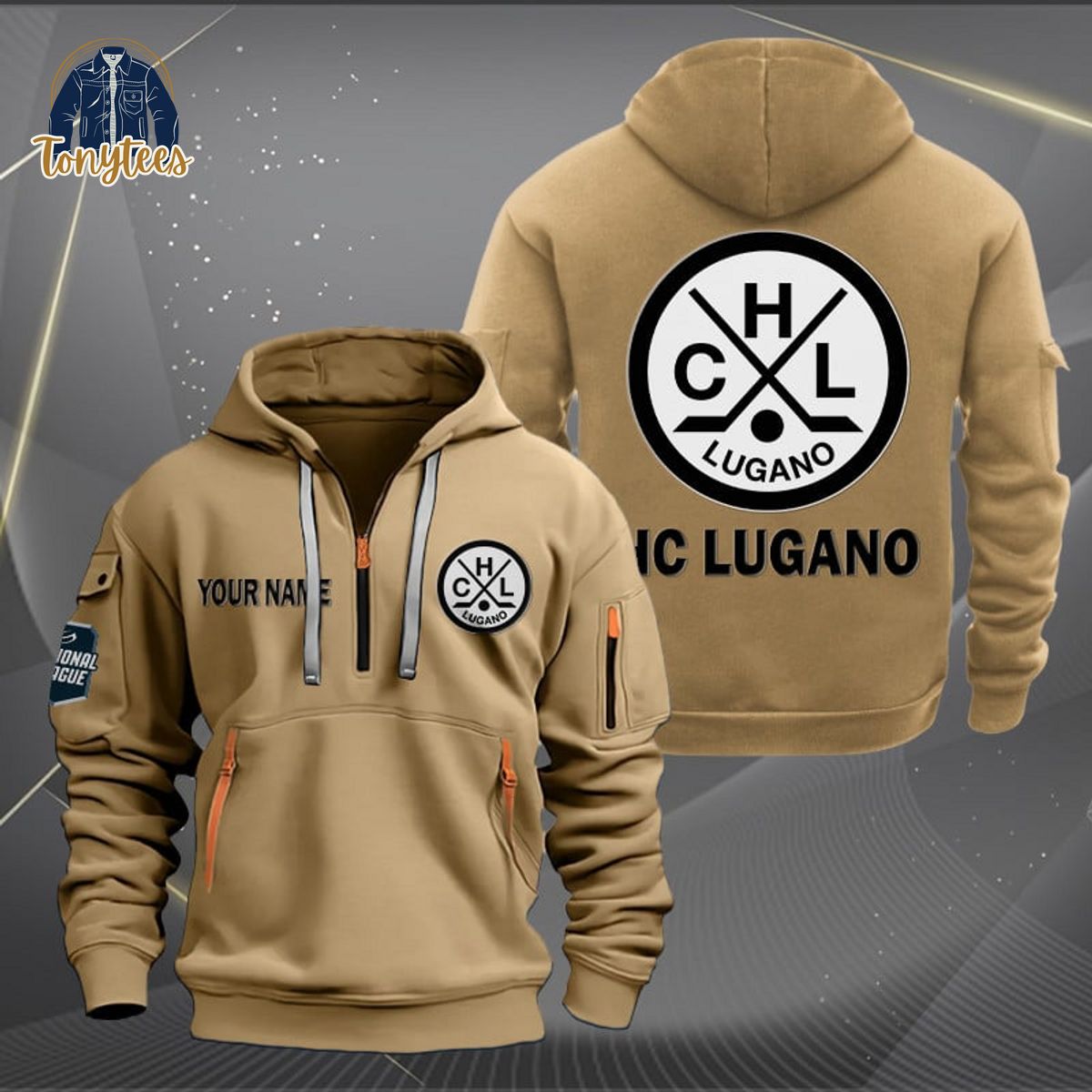 HC Lugano Personalized New Heavy Hoodie