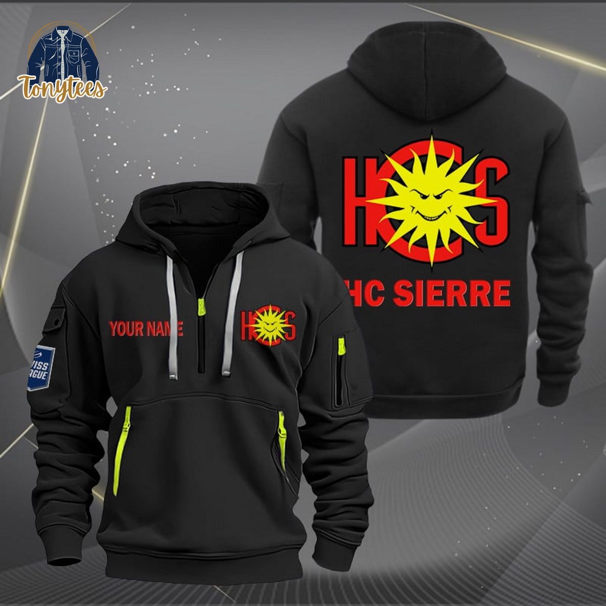 HC Sierre-Anniviers Personalized New Heavy Hoodie