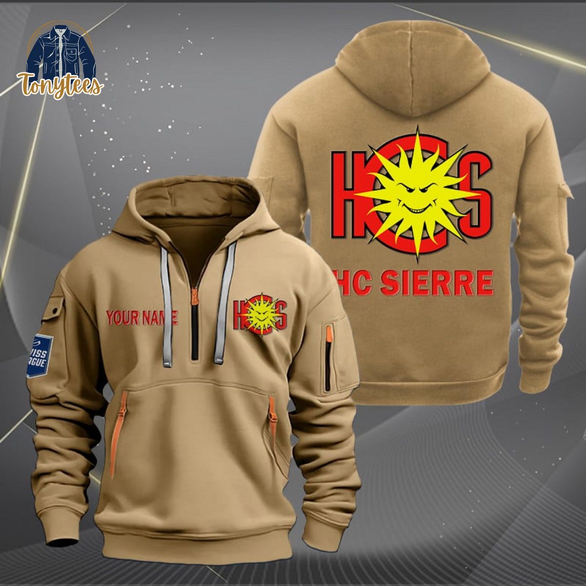 HC Sierre-Anniviers Personalized New Heavy Hoodie