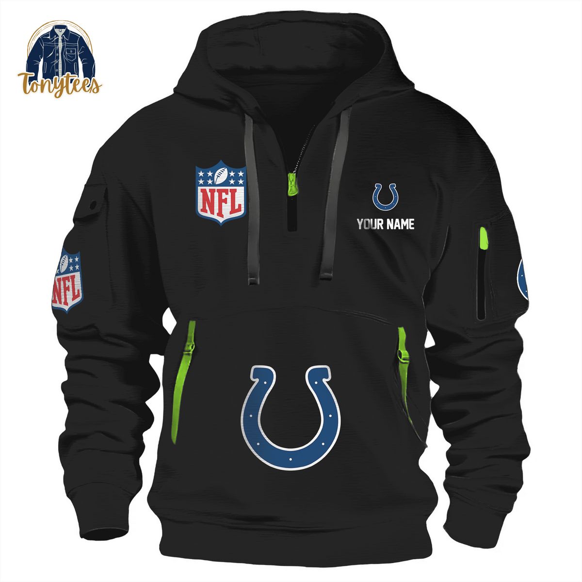 Indianapolis Colts NFL Personalized New Heavy Hoodie