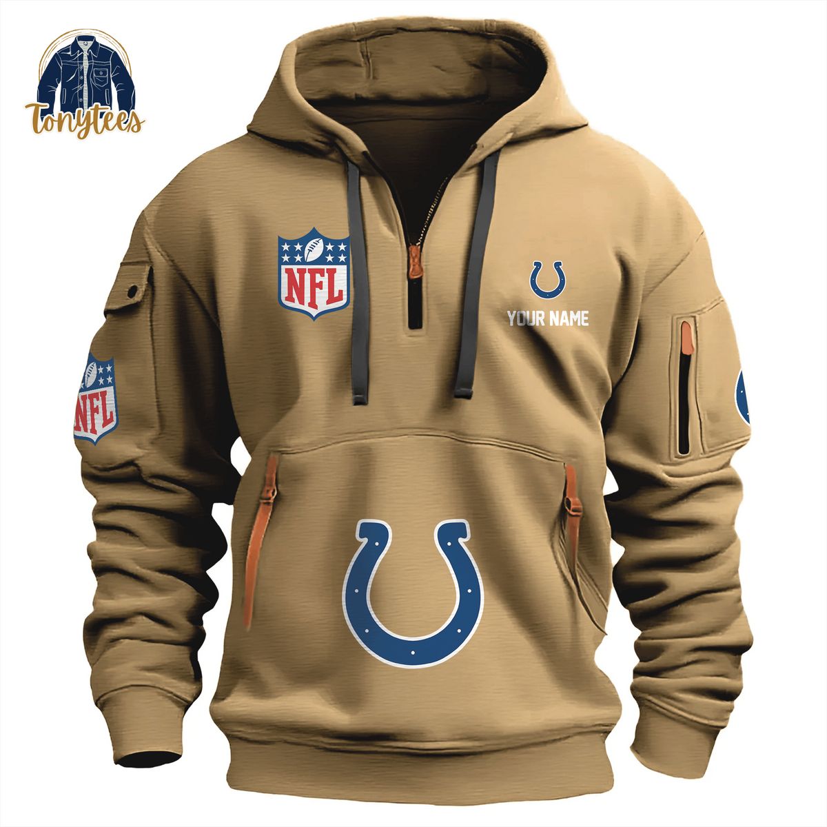 Indianapolis Colts NFL Personalized New Heavy Hoodie