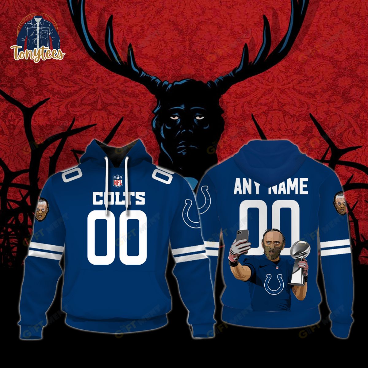 Indianapolis Colts x Hannibal Jersey Style Hoodie