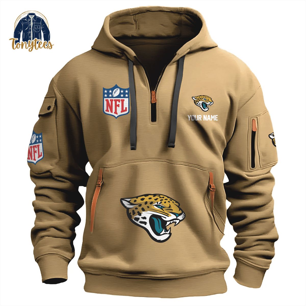 Jacksonville Jaguars NFL Personalized New Heavy Hoodie