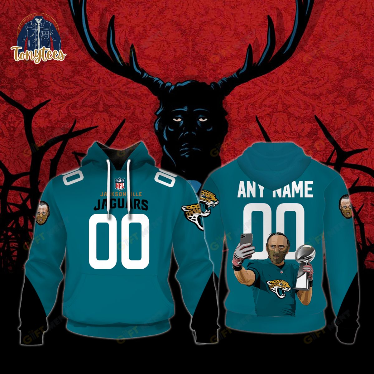 Jacksonville Jaguars x Hannibal Jersey Style Hoodie