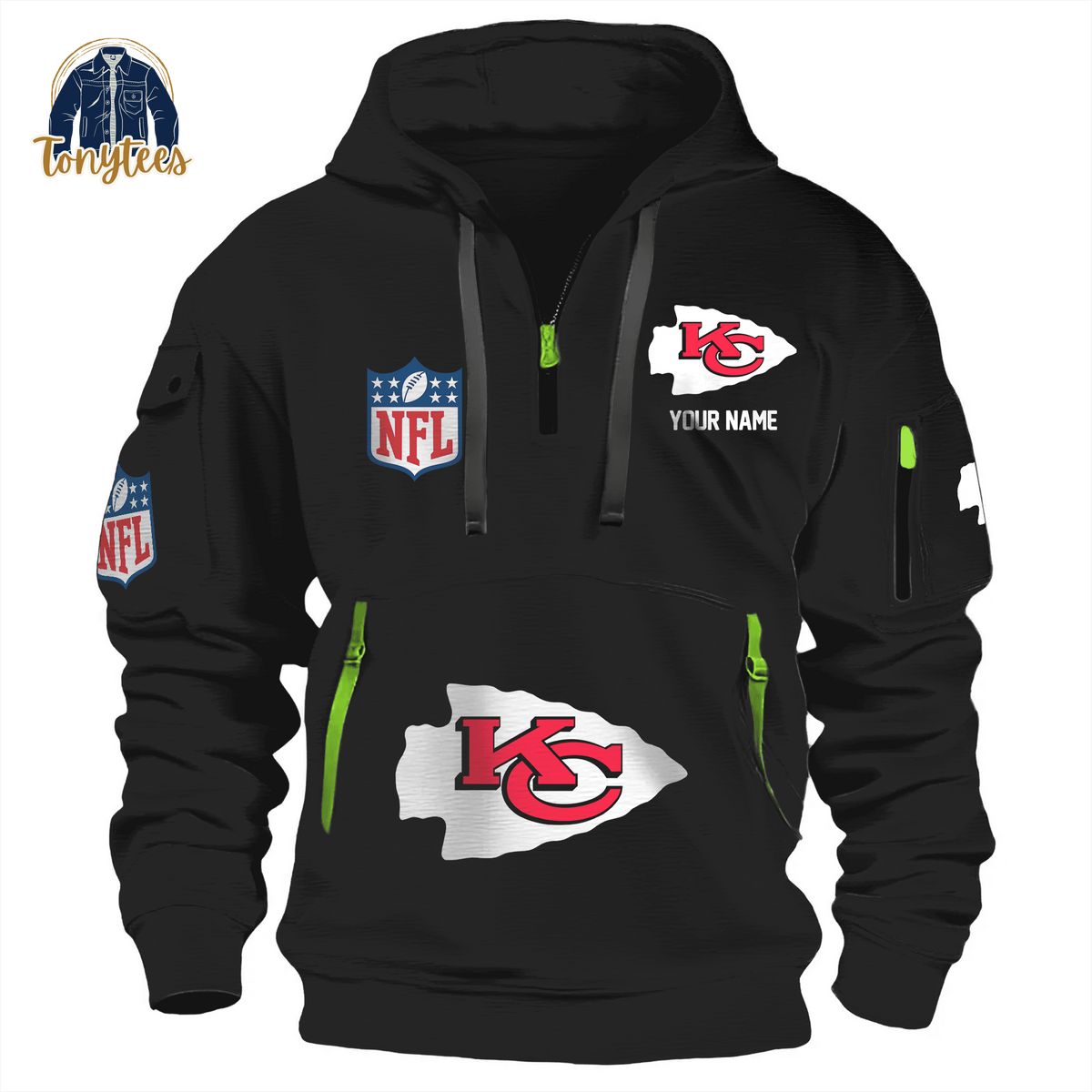 Kansas City Chiefs NFL Personalized New Heavy Hoodie