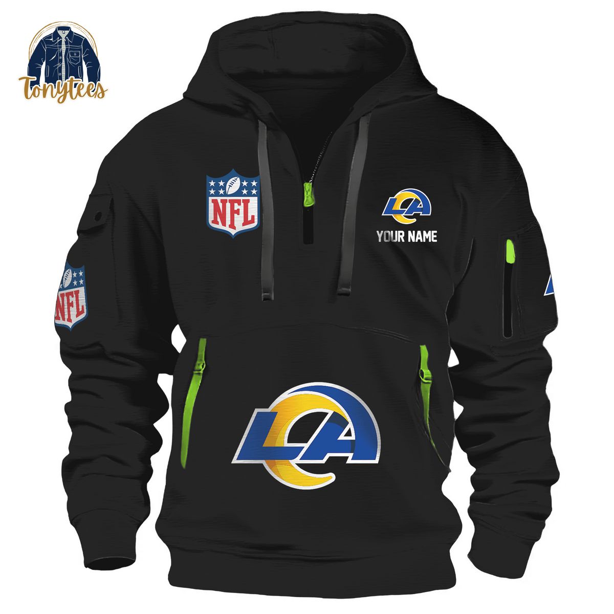 Los Angeles Rams NFL Personalized New Heavy Hoodie