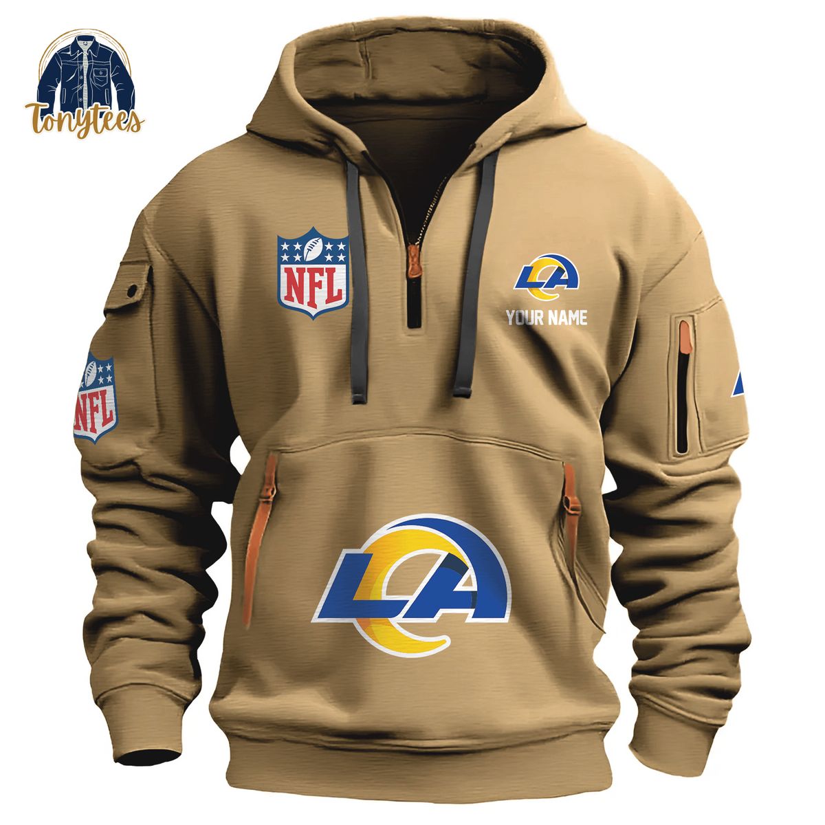 Los Angeles Rams NFL Personalized New Heavy Hoodie