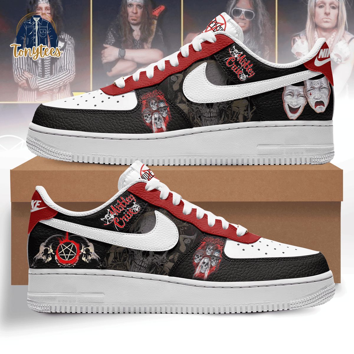 Motley Crue heavy metal band air force 1 sneaker