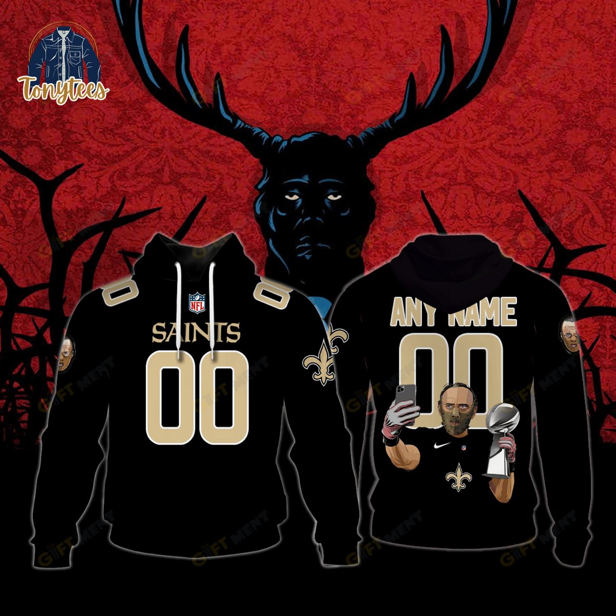 New Orleans Saints x Hannibal Jersey Style Hoodie
