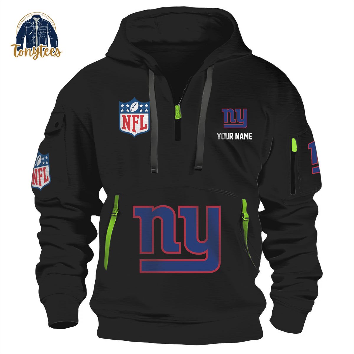 New York Giants NFL Personalized New Heavy Hoodie