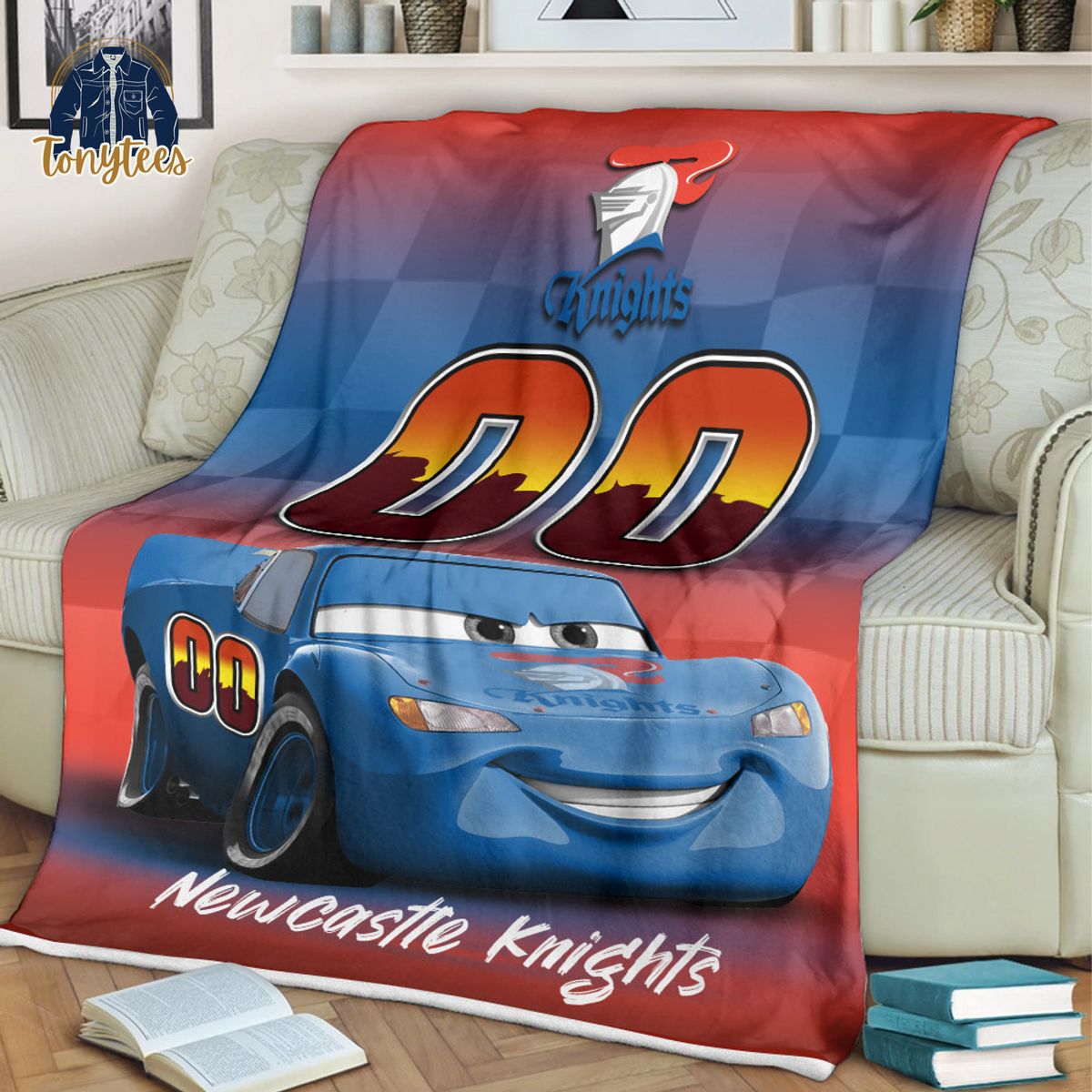 Newcastle Knights NRL Personalized Disney Car Fleece Blanket