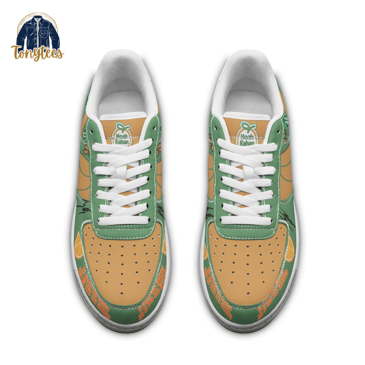 Noah Kahan orange juice lyrics air force 1 sneaker