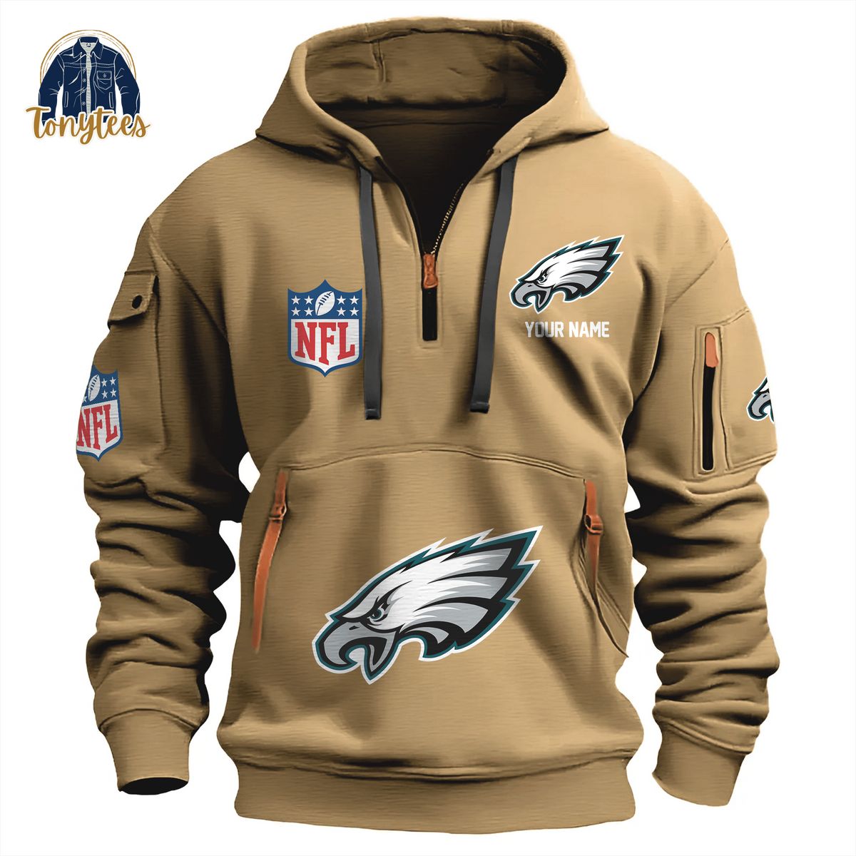 Philadelphia Eagles NFL Personalized New Heavy Hoodie