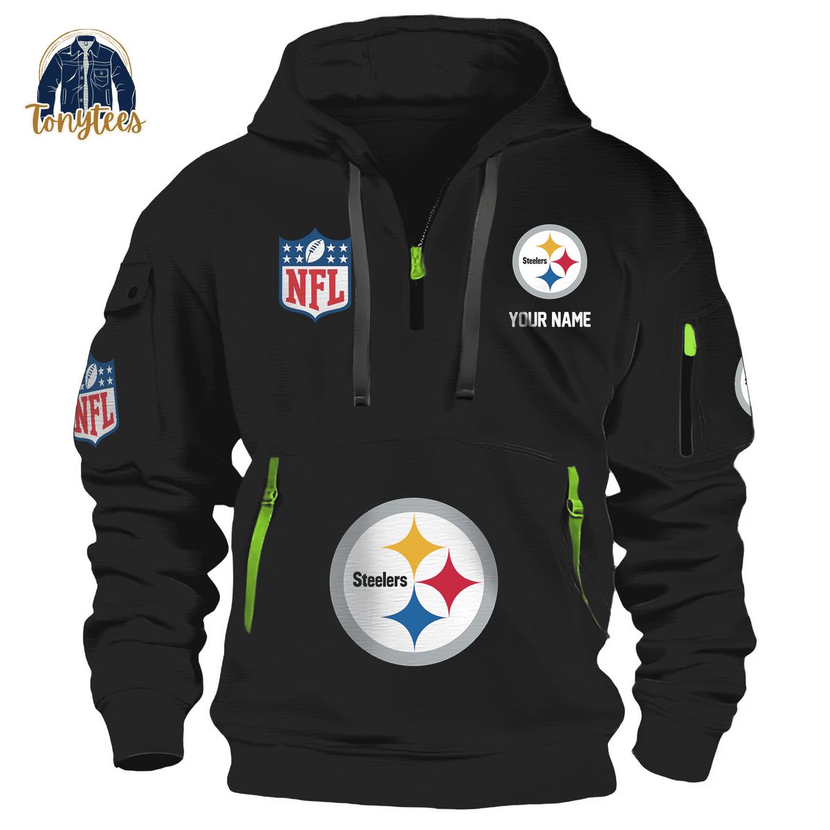 Pittsburgh Steelers NFL Personalized New Heavy Hoodie