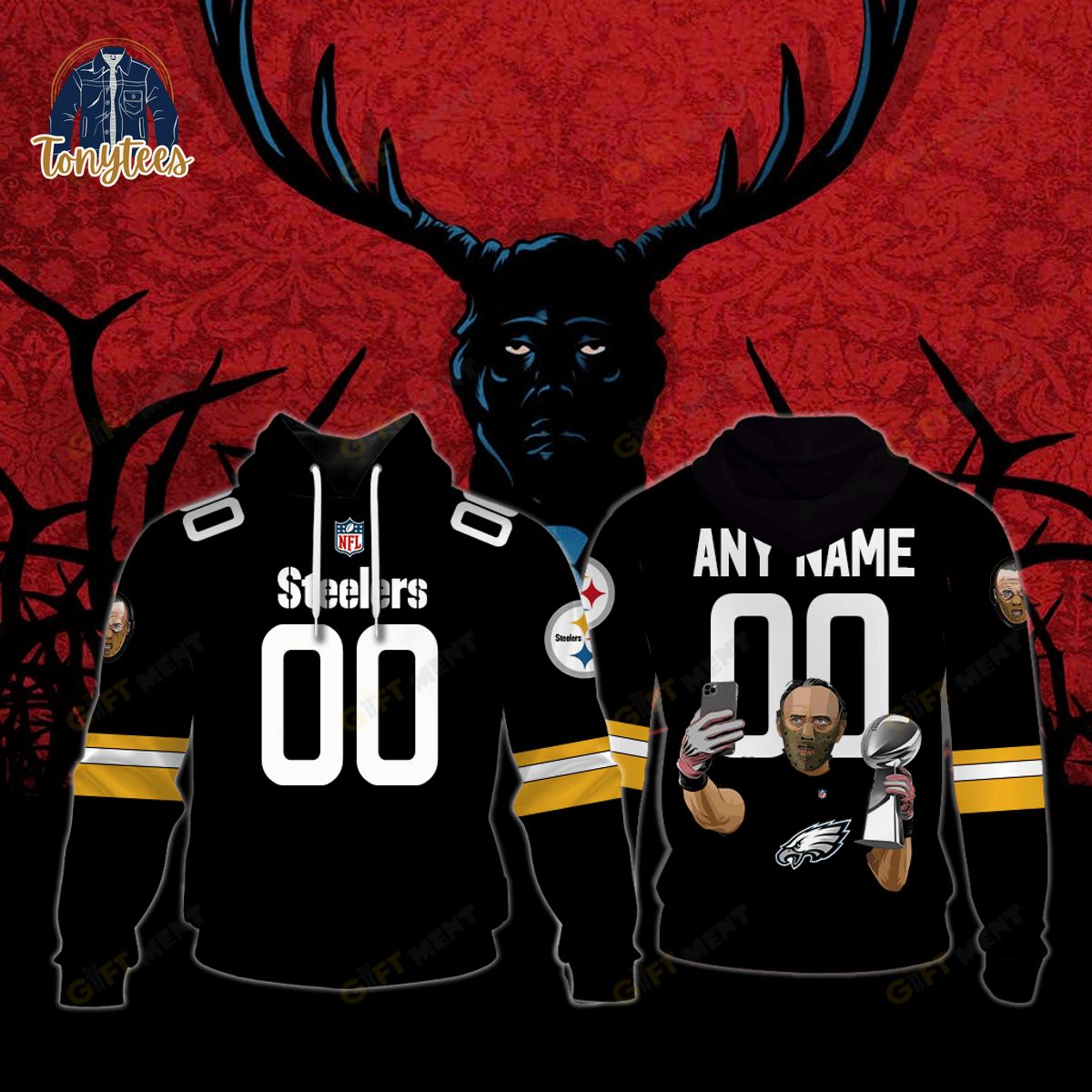 Pittsburgh Steelers x Hannibal Jersey Style Hoodie