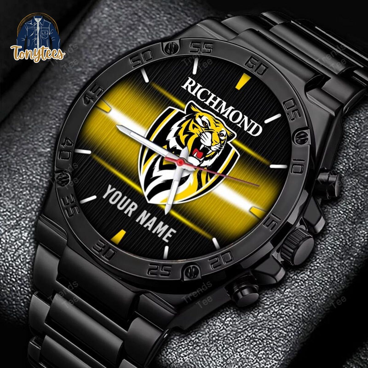 Richmond Tigers AFL Personalized Stainless Steel Watch