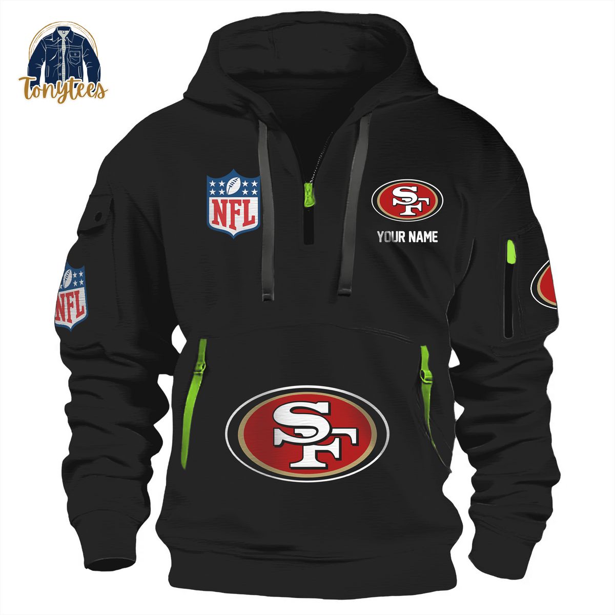 San Francisco 49ers NFL Personalized New Heavy Hoodie