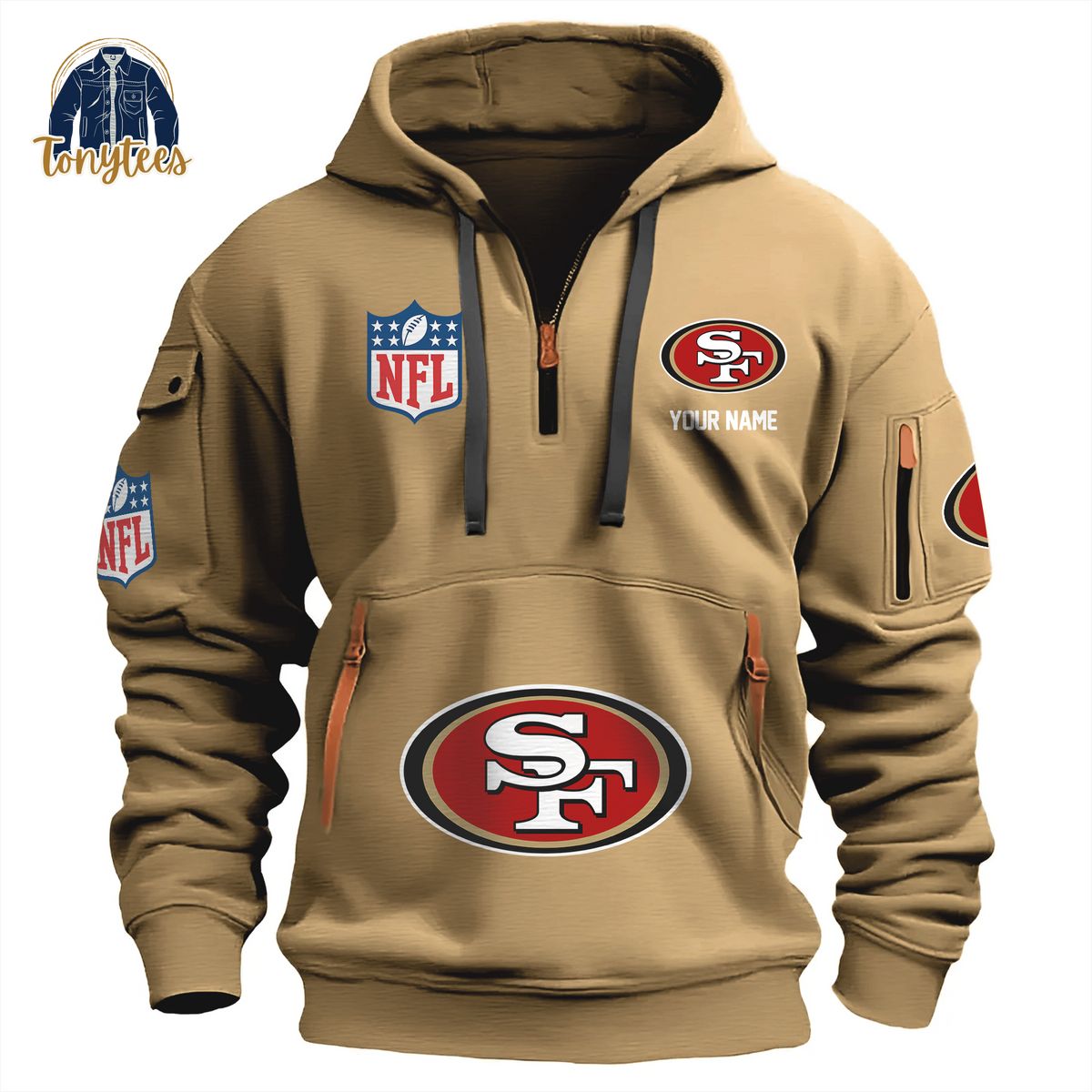 San Francisco 49ers NFL Personalized New Heavy Hoodie