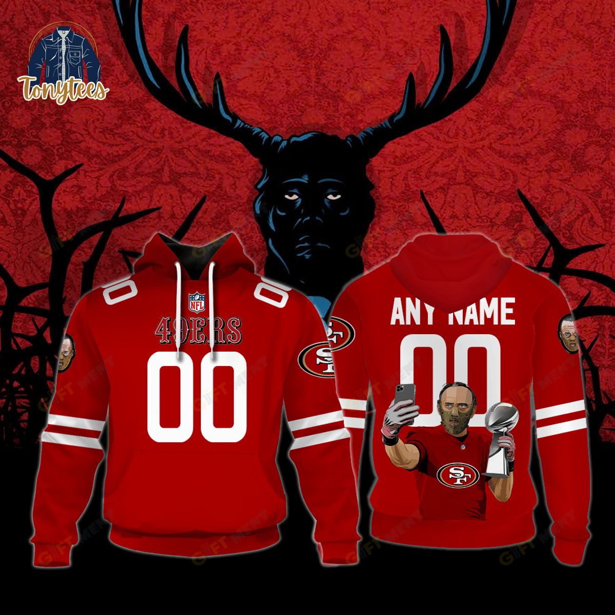 San Francisco 49ers x Hannibal Jersey Style Hoodie