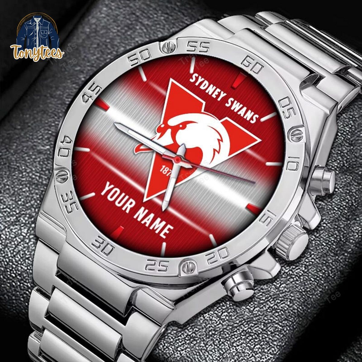 Sydney Swans AFL Personalized Stainless Steel Watch