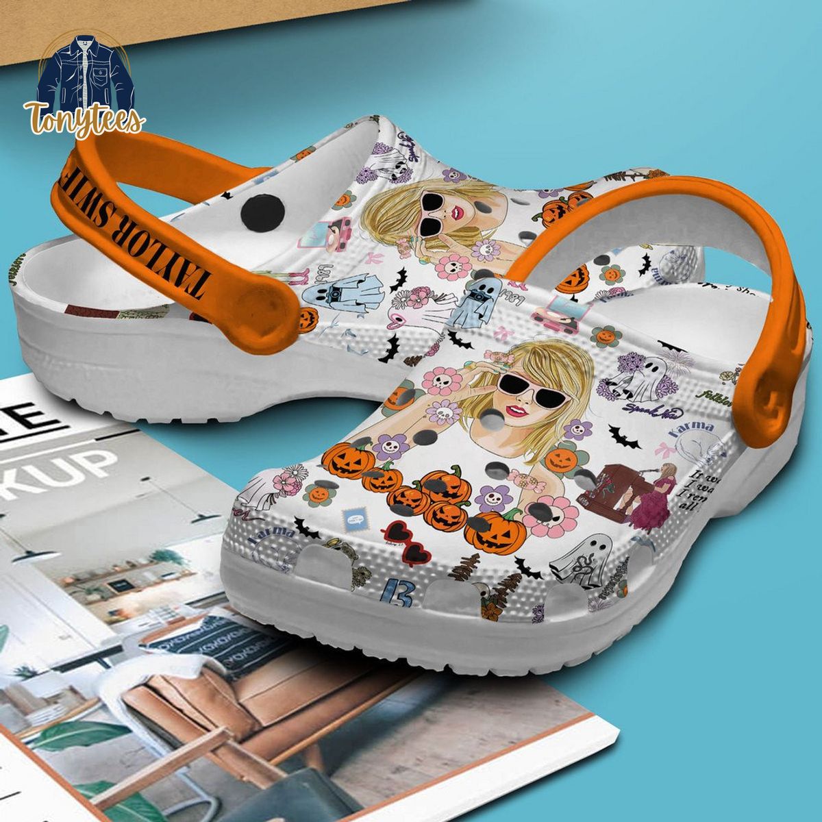 Taylor Swift Halloween Crocs Clogs