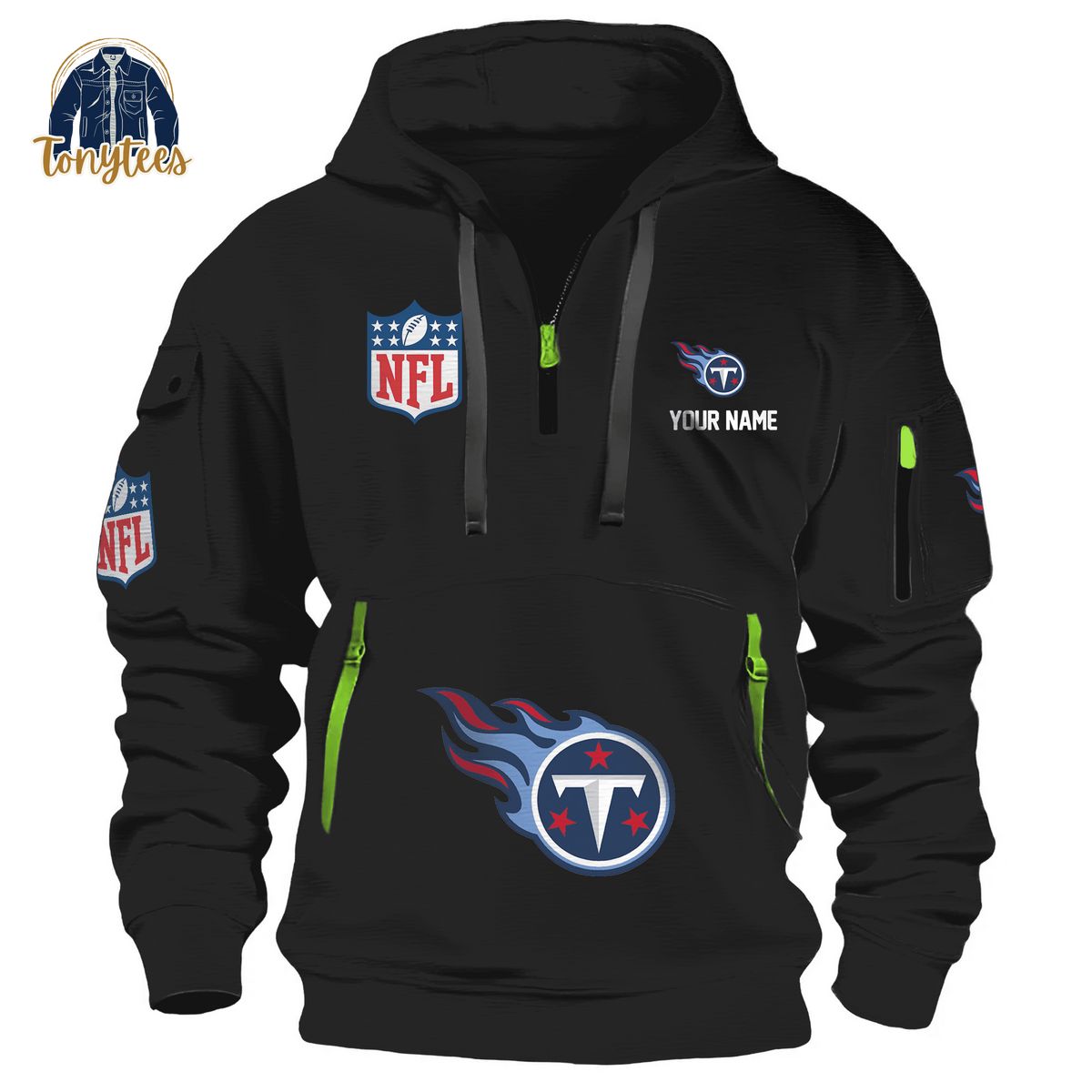 Tennessee Titans NFL Personalized New Heavy Hoodie