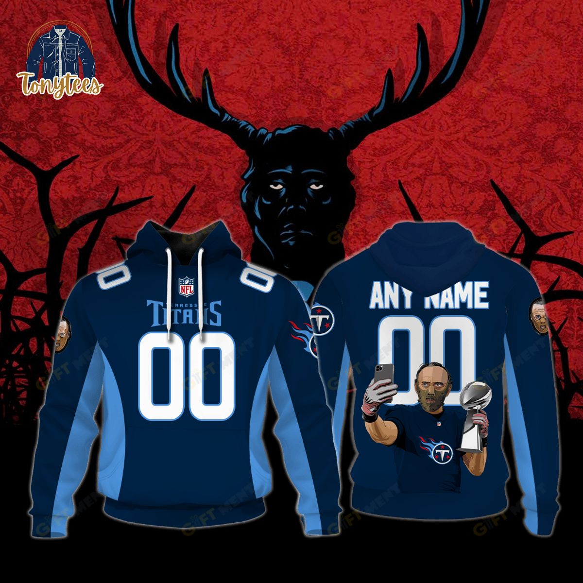 Tennessee Titans x Hannibal Jersey Style Hoodie