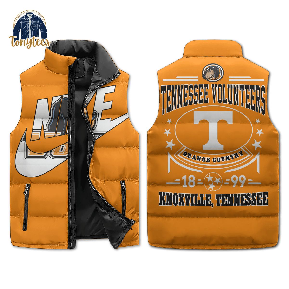 Tennessee Volunteers Nike Puffer Sleeveless Jacket