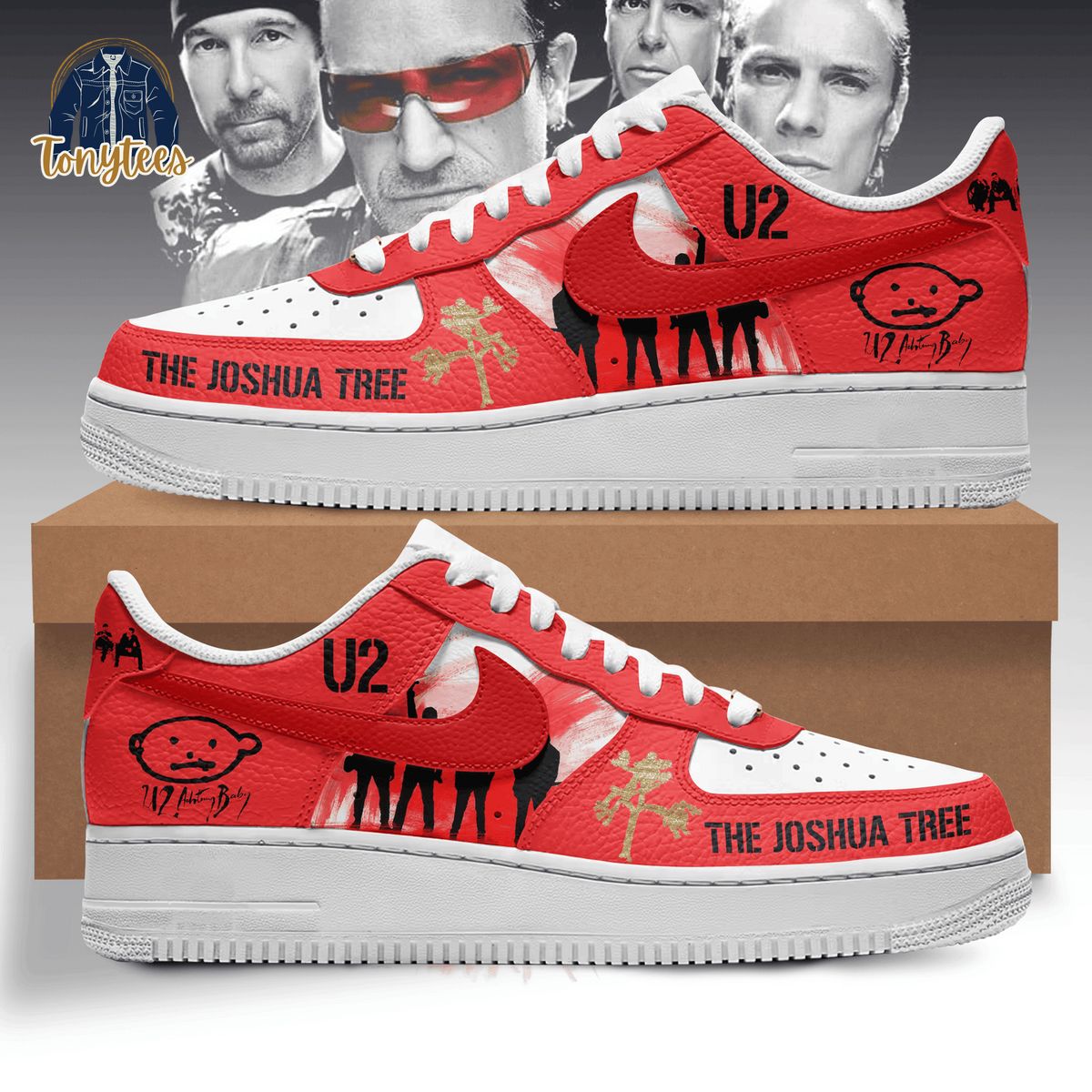 U2 band the joshua tree album air force 1 sneaker