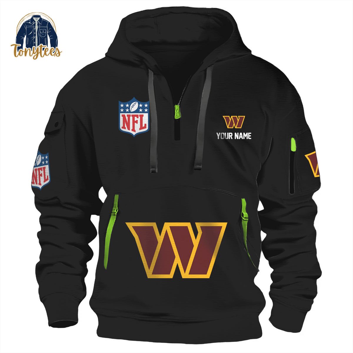 Washington Commanders NFL Personalized New Heavy Hoodie