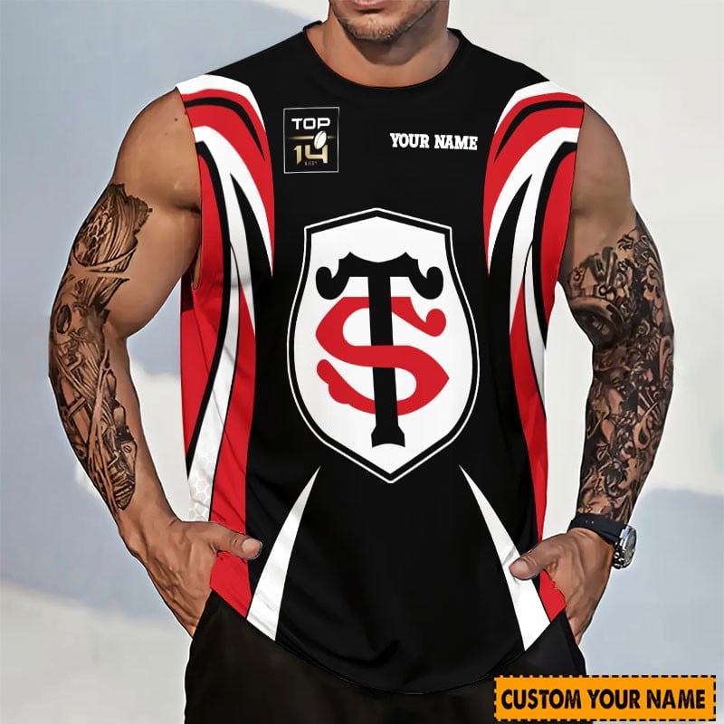 Stade Toulousain Rugby Top 14 Personalized Tanktop