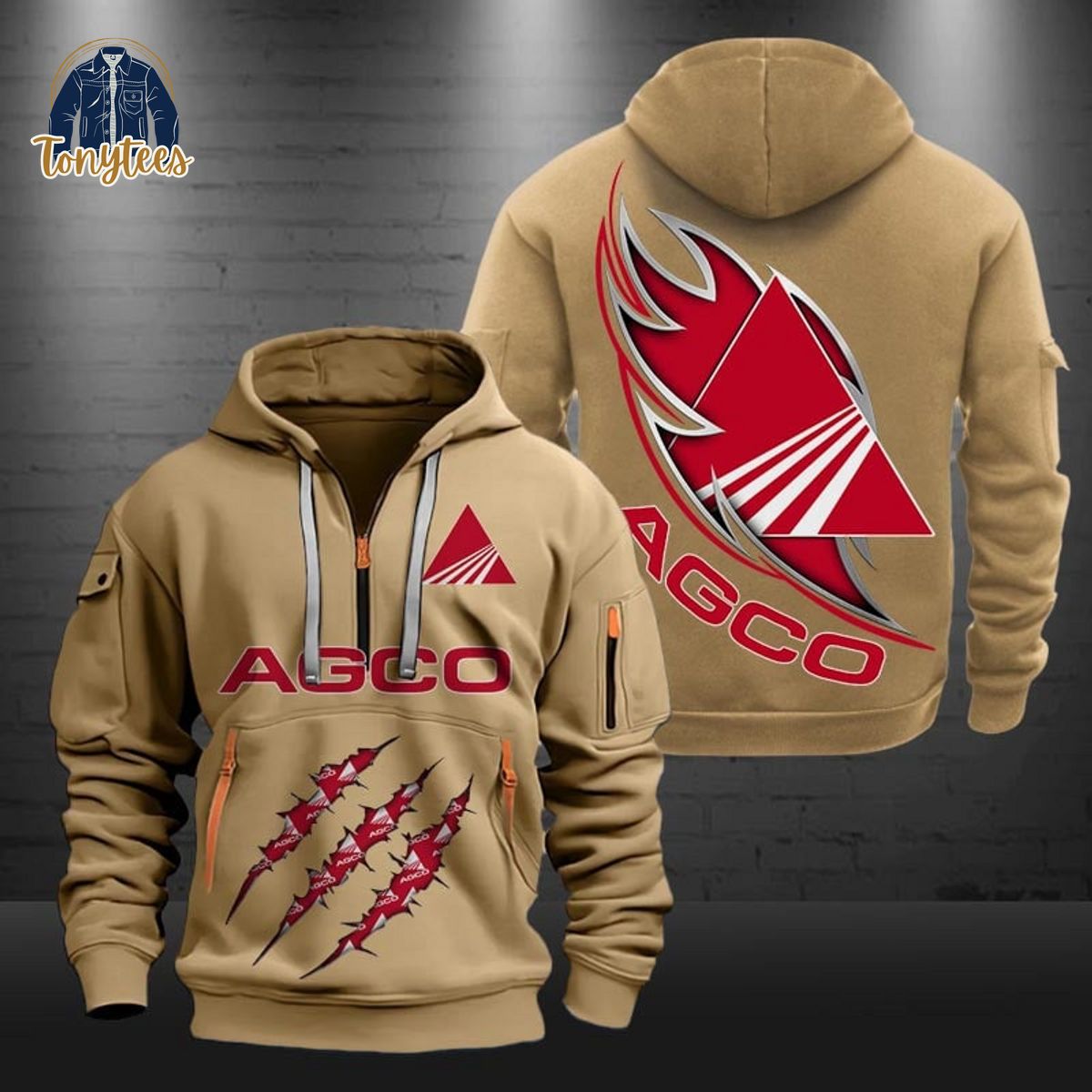 AGCO Allis Tractors Heavy Hoodie