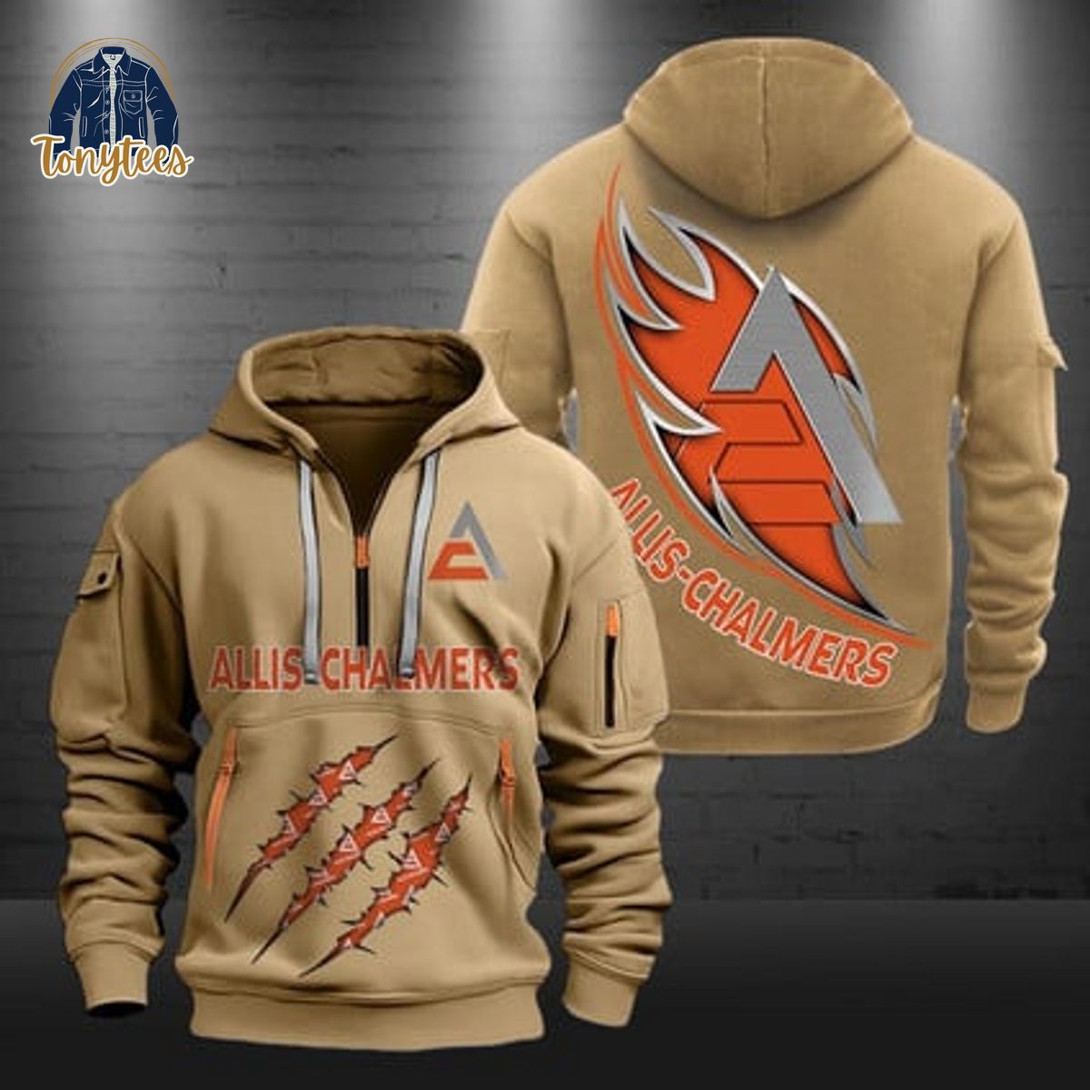 Allis Chalmers Tractors Heavy Hoodie