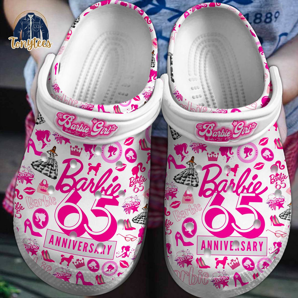 Barbie 65th Anniversary Crocs Clogs