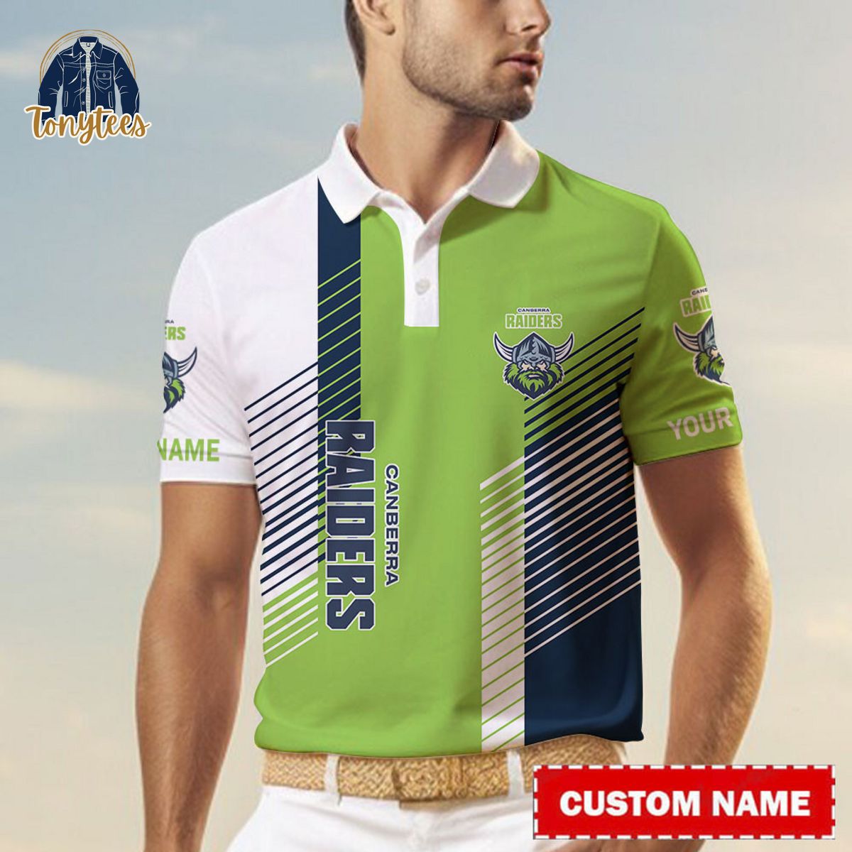 Canberra Raiders NRL Custom Name Polo Shirt