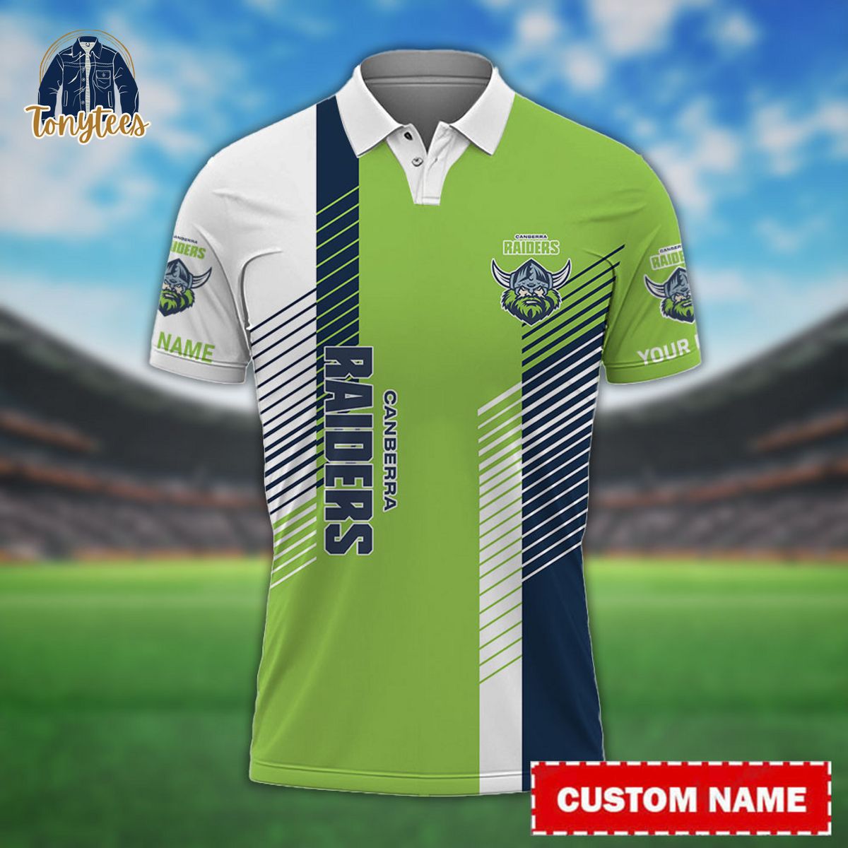 Canberra Raiders NRL Custom Name Polo Shirt