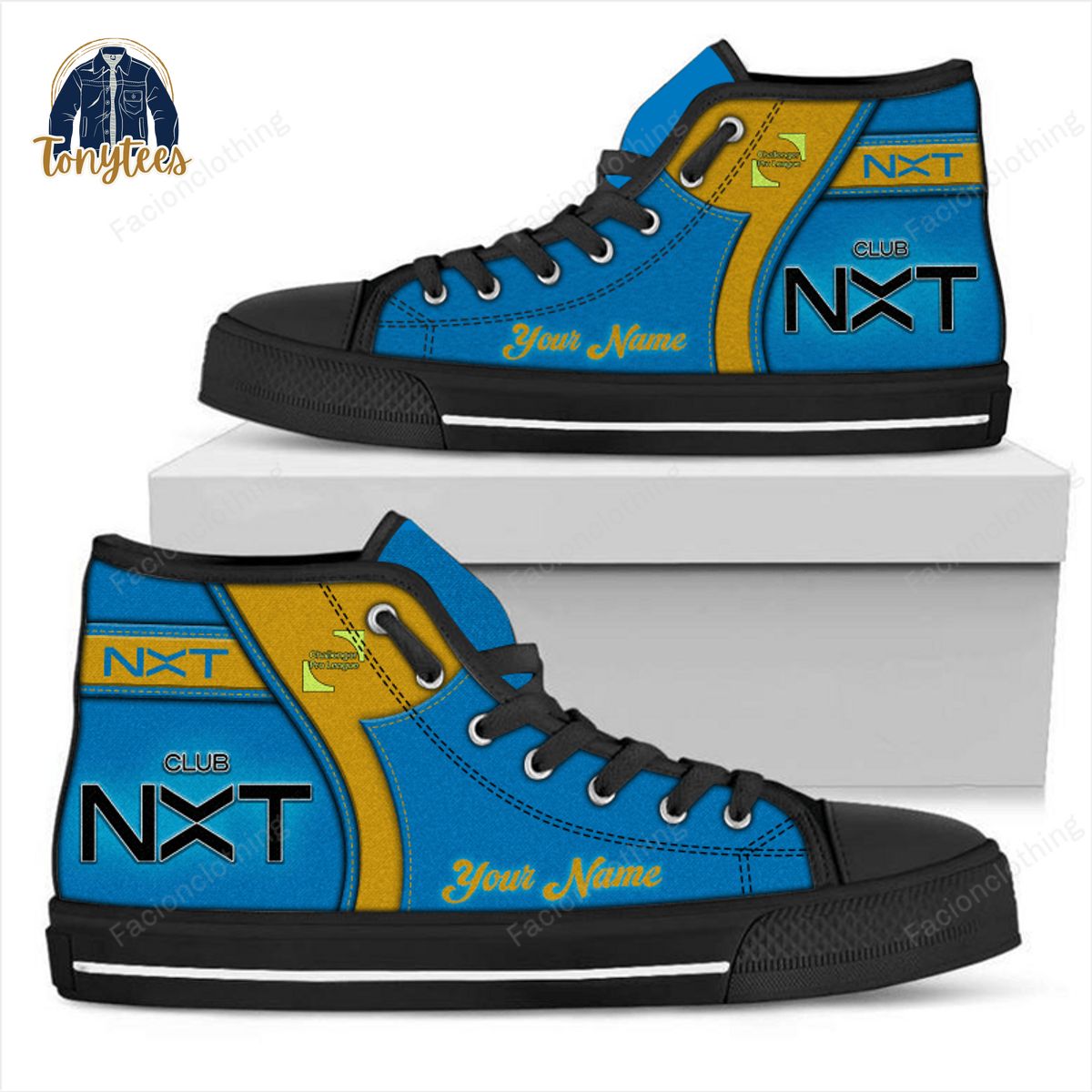 Club NXT Personalized High Top Canvas Shoes