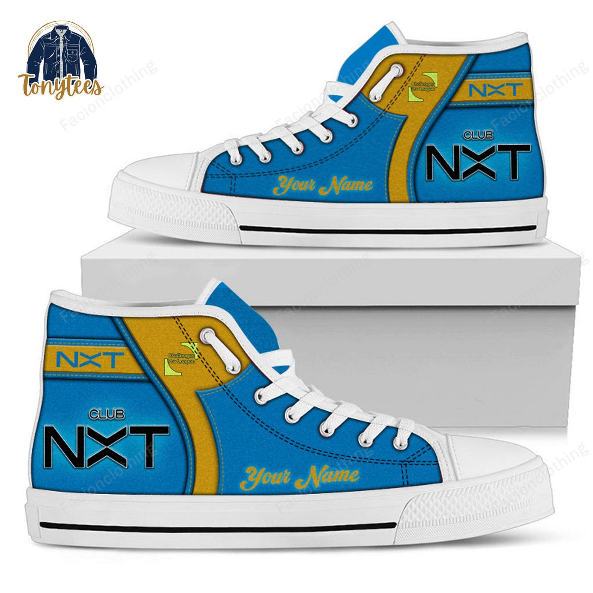 Club NXT Personalized High Top Canvas Shoes